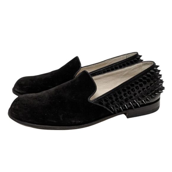 OTABO Men's Suede Leather Studded Loafers 10 - Picture 5 of 11